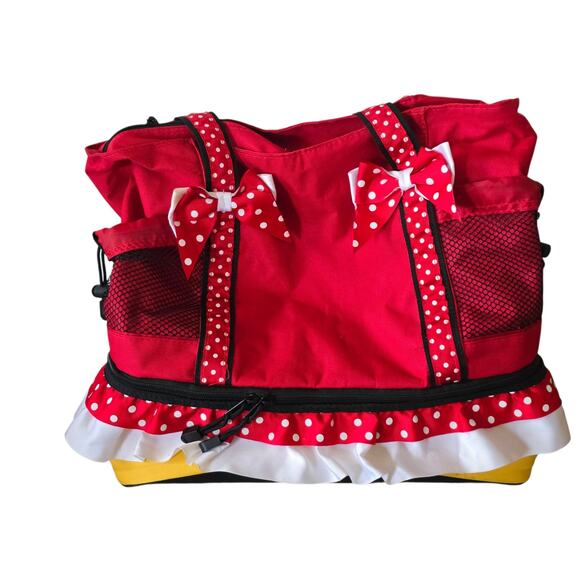 Minnie Mouse Themed  Insulated Cooler Tote Diaper Bag 16" X 14" - Picture 2 of 6